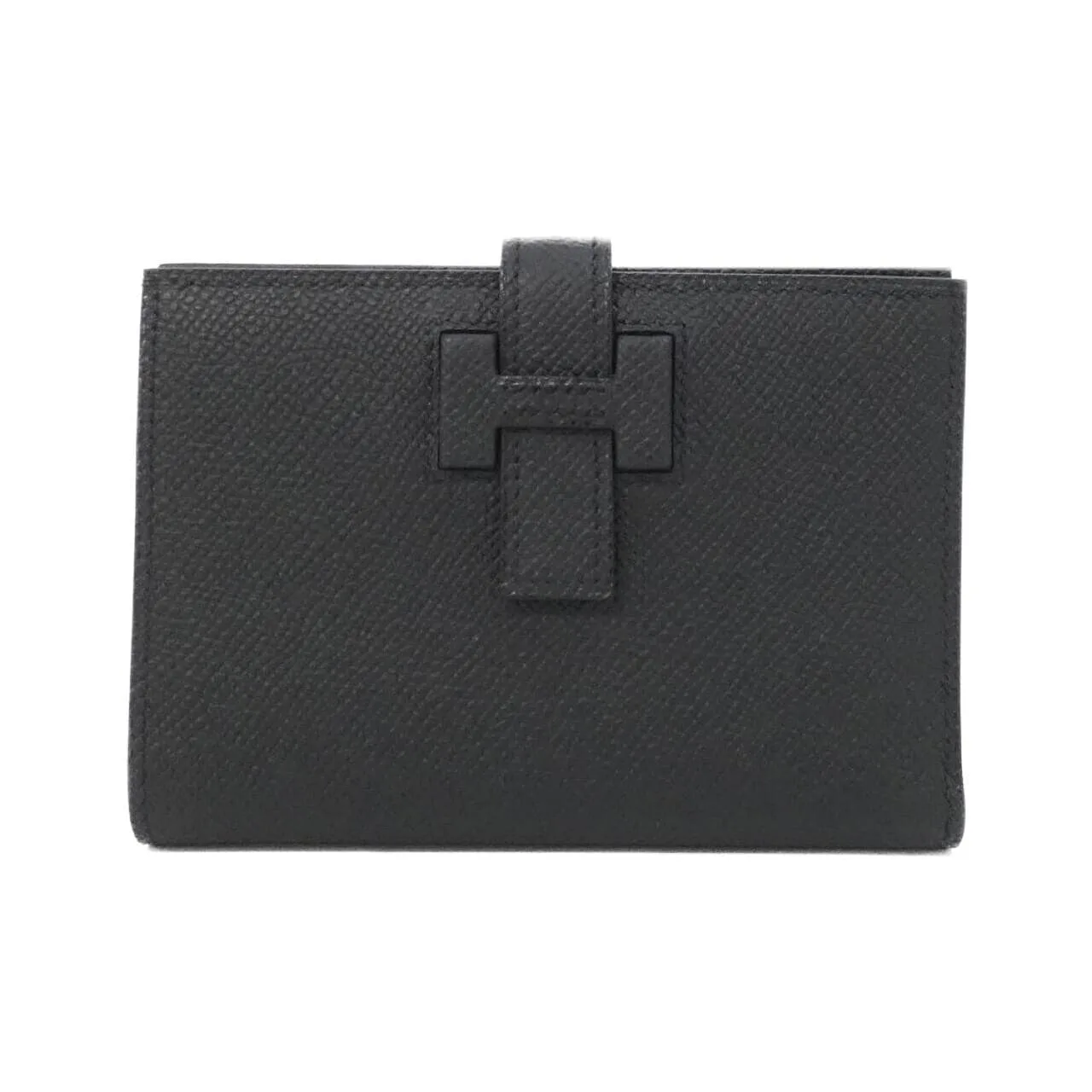 HERMES 085779CK Wallet Epsom Black