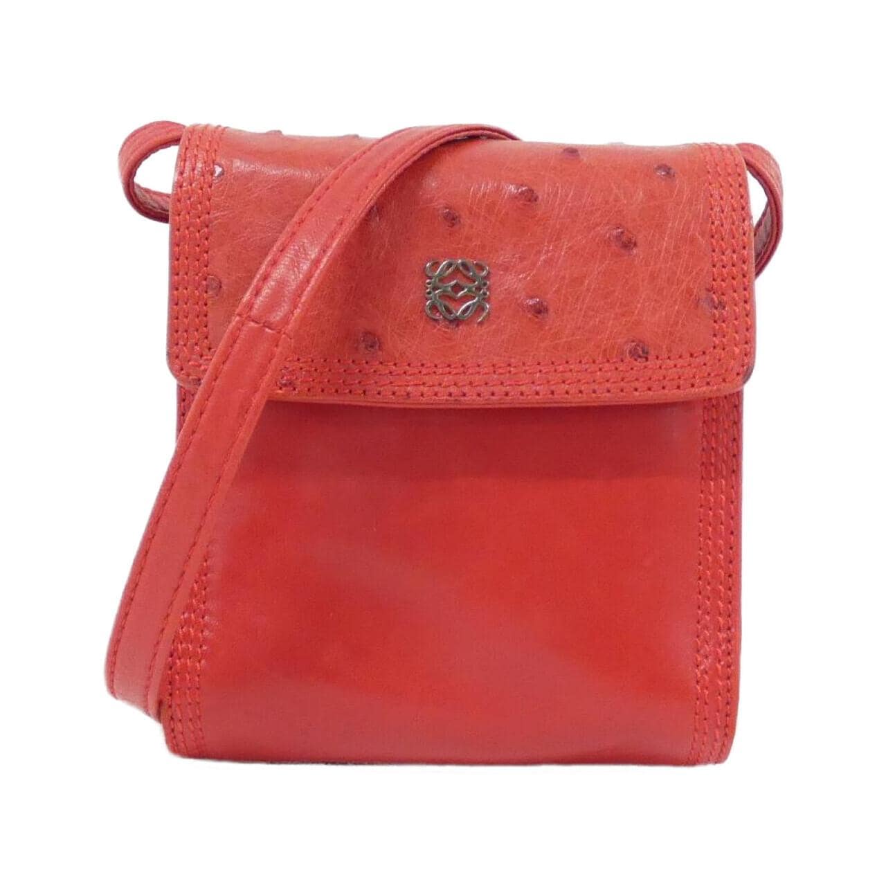 LOEWE Shoulder Ostrich