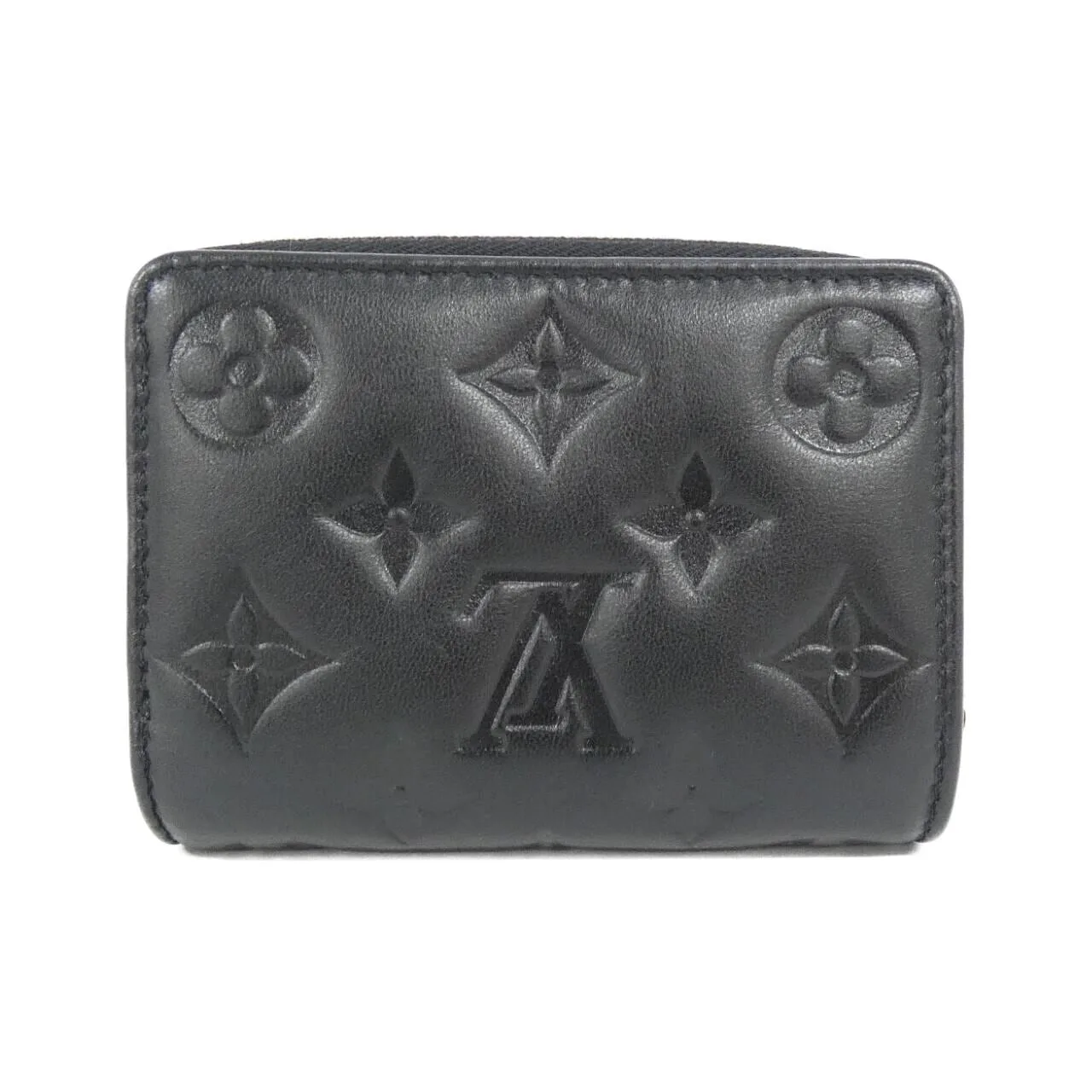 LOUIS VUITTON M81599 Wallet Lambskin Black Lambskin Rank A - Thumbnail 2