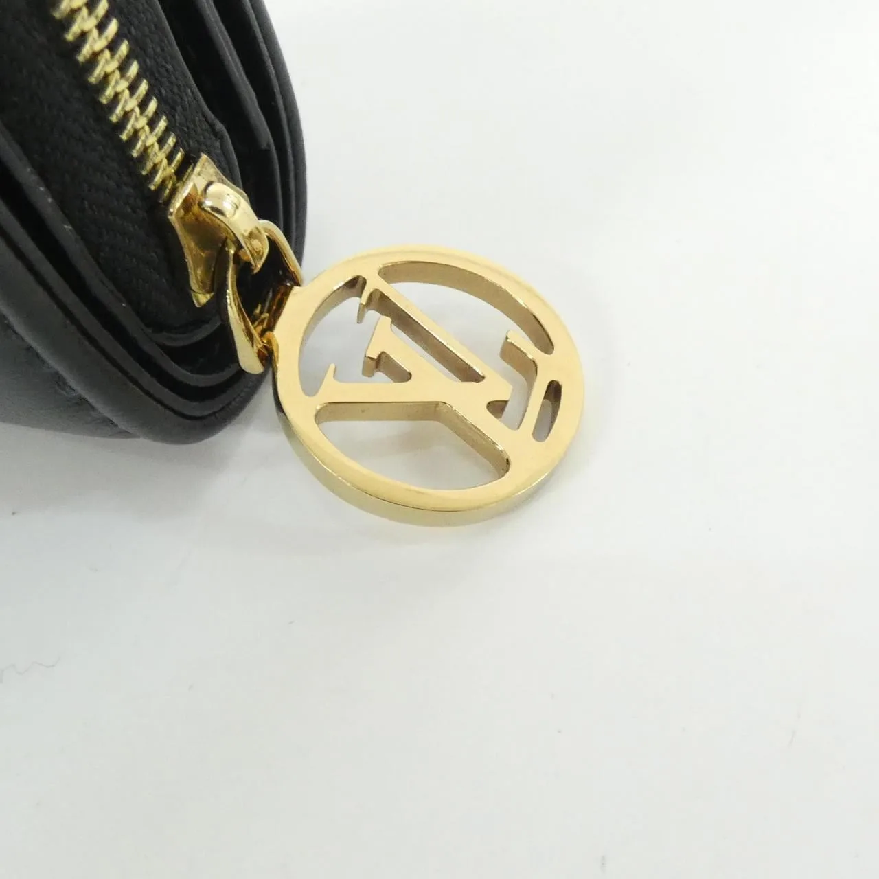 LOUIS VUITTON M81599 Wallet Lambskin Black Lambskin Rank A - Thumbnail 3
