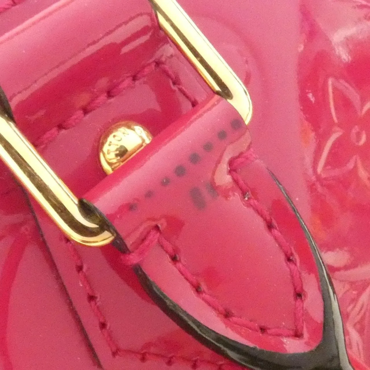 LOUIS VUITTON Alma M50561 Handbag Vernis Black Vernis Rank B - Thumbnail 7
