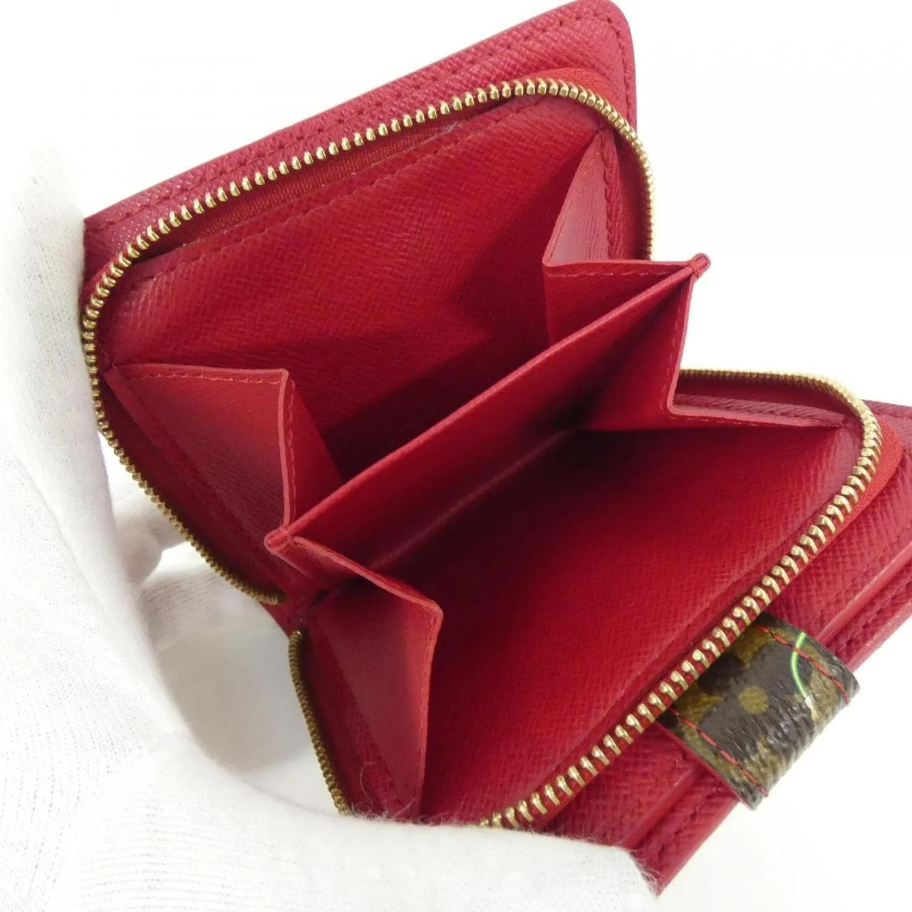 LOUIS VUITTON M95005 Wallet Monogram Rouge Monogram Rank A - Thumbnail 5