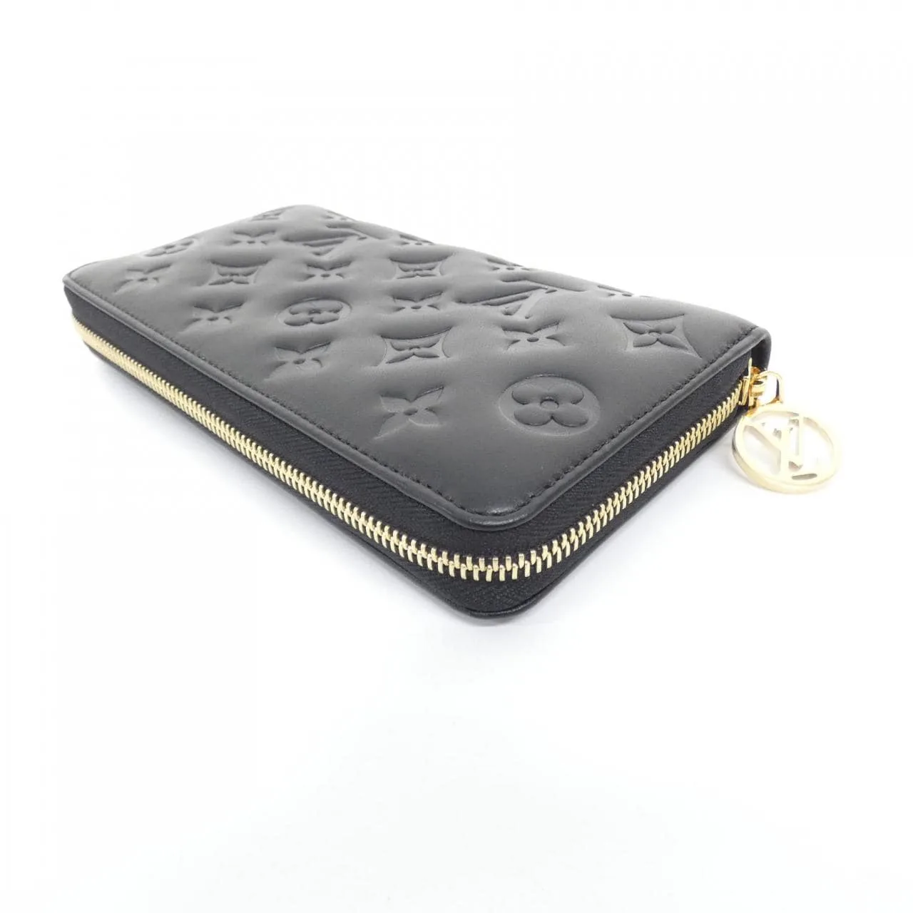 LOUIS VUITTON M81510 Wallet Lambskin Black Lambskin Rank A - Thumbnail 2
