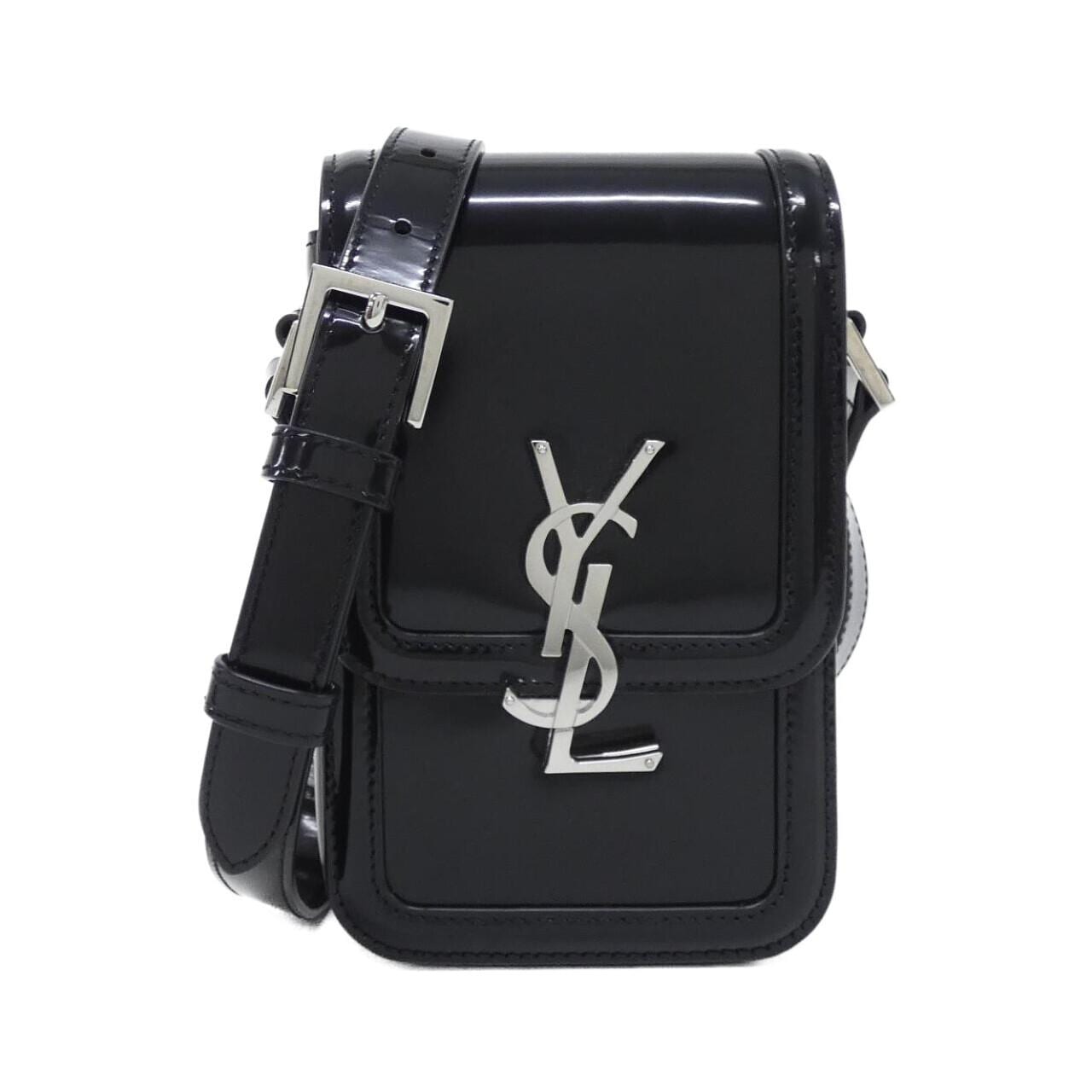 SAINT LAURENT Solférino 753963 AACE7 Shoulder Patent Leather