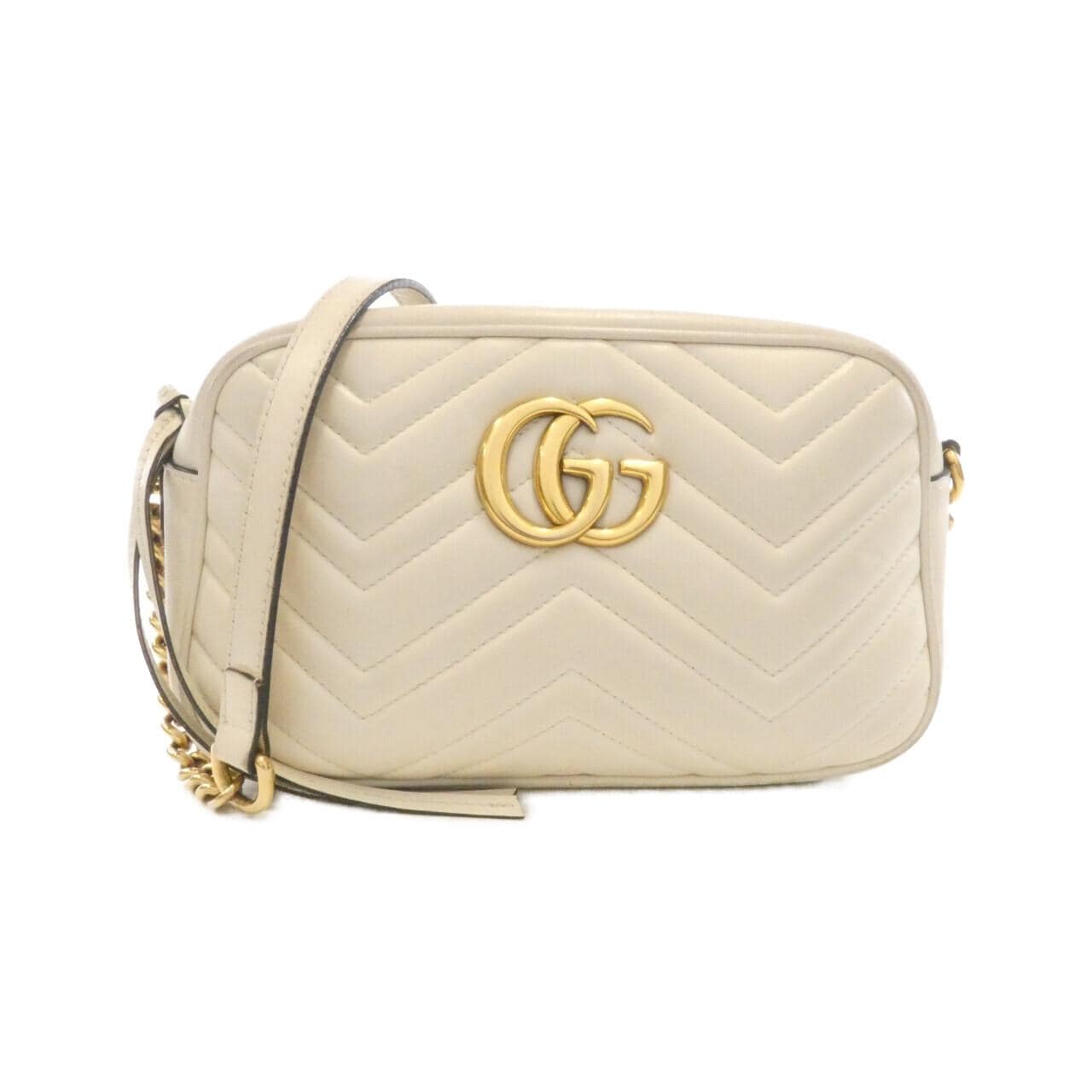 GUCCI GG Marmont 447632 DTD1T Shoulder Leather