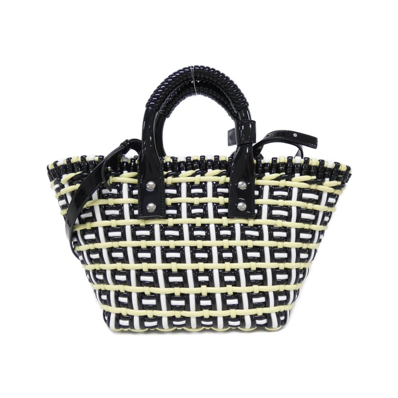 BALENCIAGA Bistro 671342 210DC 手提包 漆皮 2
