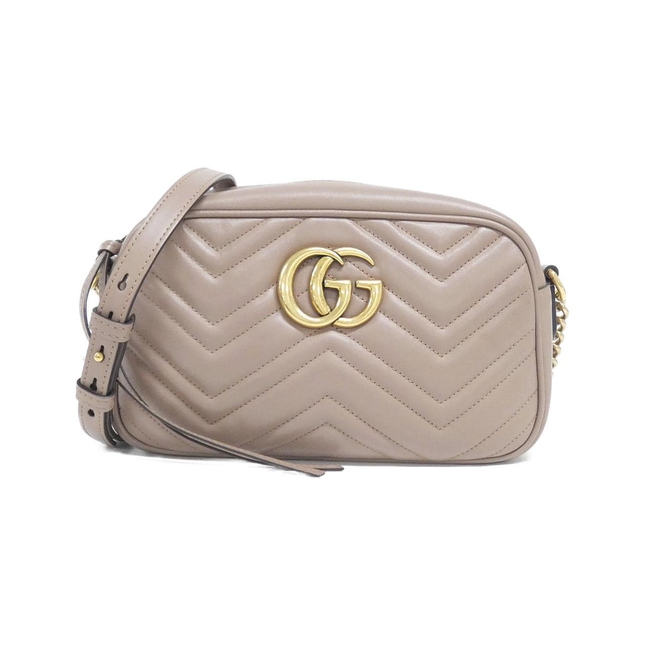 GUCCI Marmont 447632 DTD1T Shoulder Leather