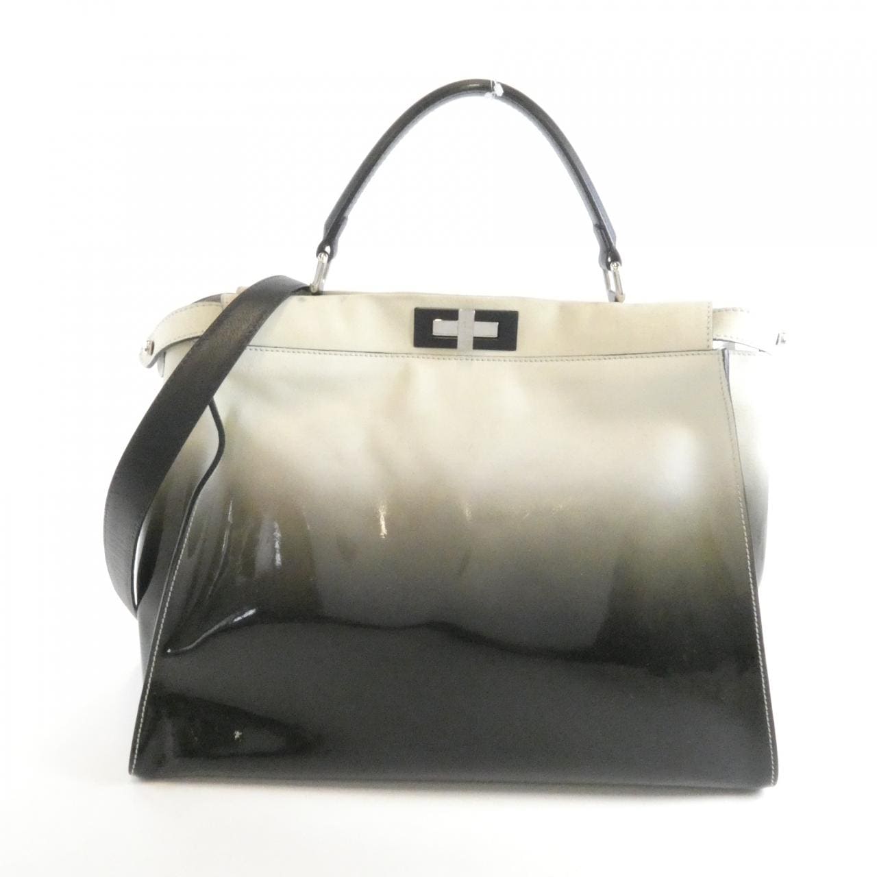 FENDI Peekaboo 8BN210 2XX 手提包 漆皮