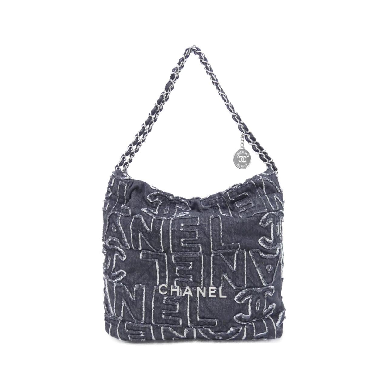 CHANEL Chanel 22 AS3260 肩背包 牛仔布