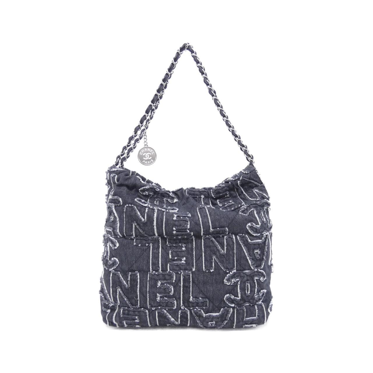 CHANEL Chanel 22 AS3260 肩背包 牛仔布 2