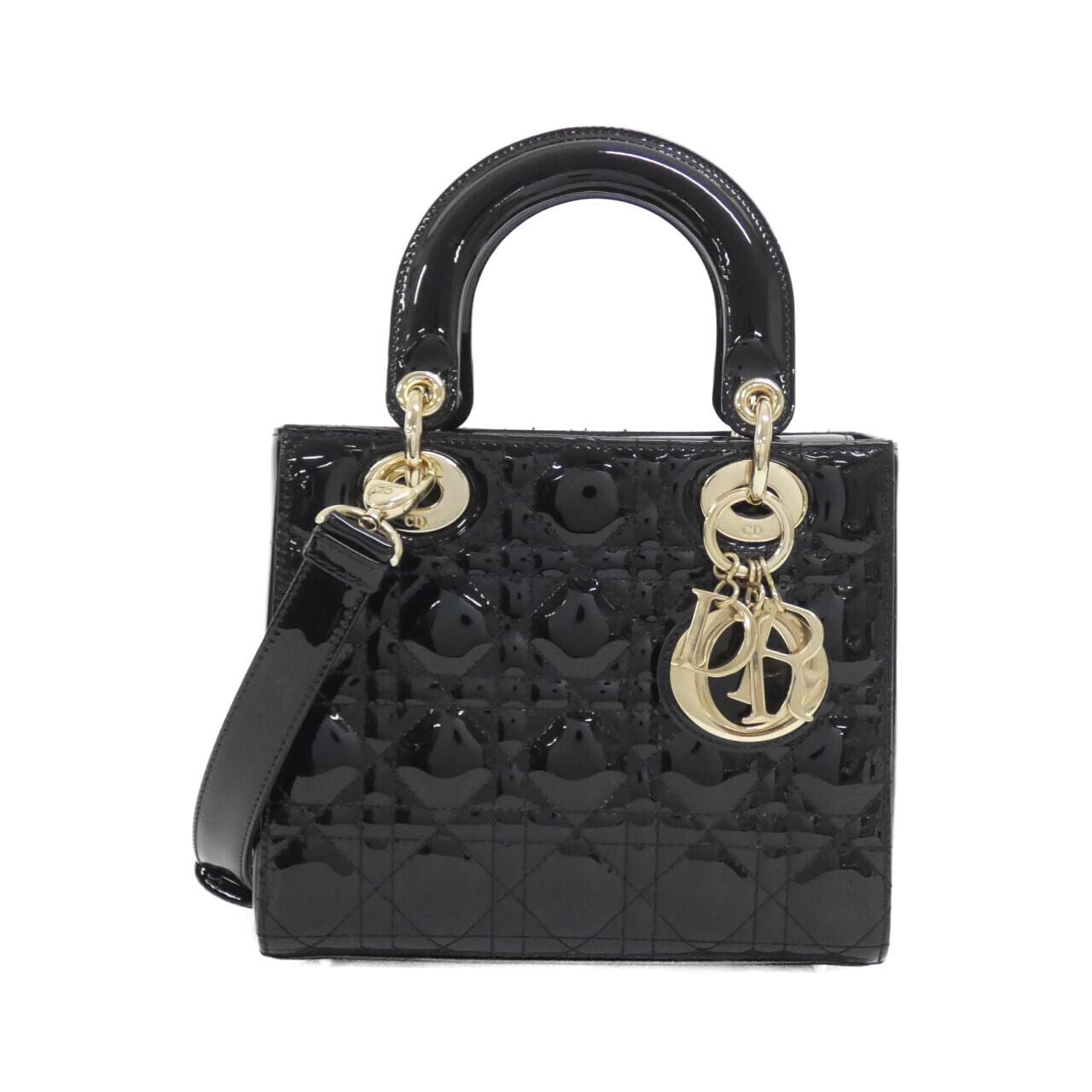 DIOR Lady Dior M0531OWCB 手提包 漆皮