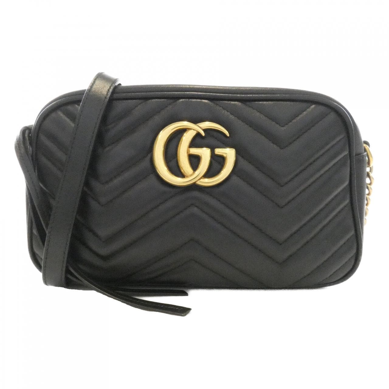 GUCCI GG Marmont 447632 DTD1T Shoulder Leather