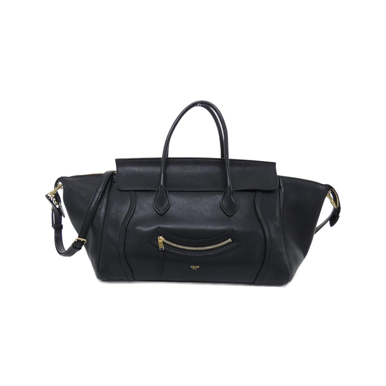 CELINE Luggage 123693GW2 Handbag Lambskin