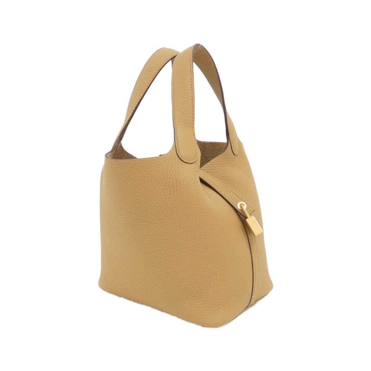 HERMES Picotin 056289CC Handbag Clemence