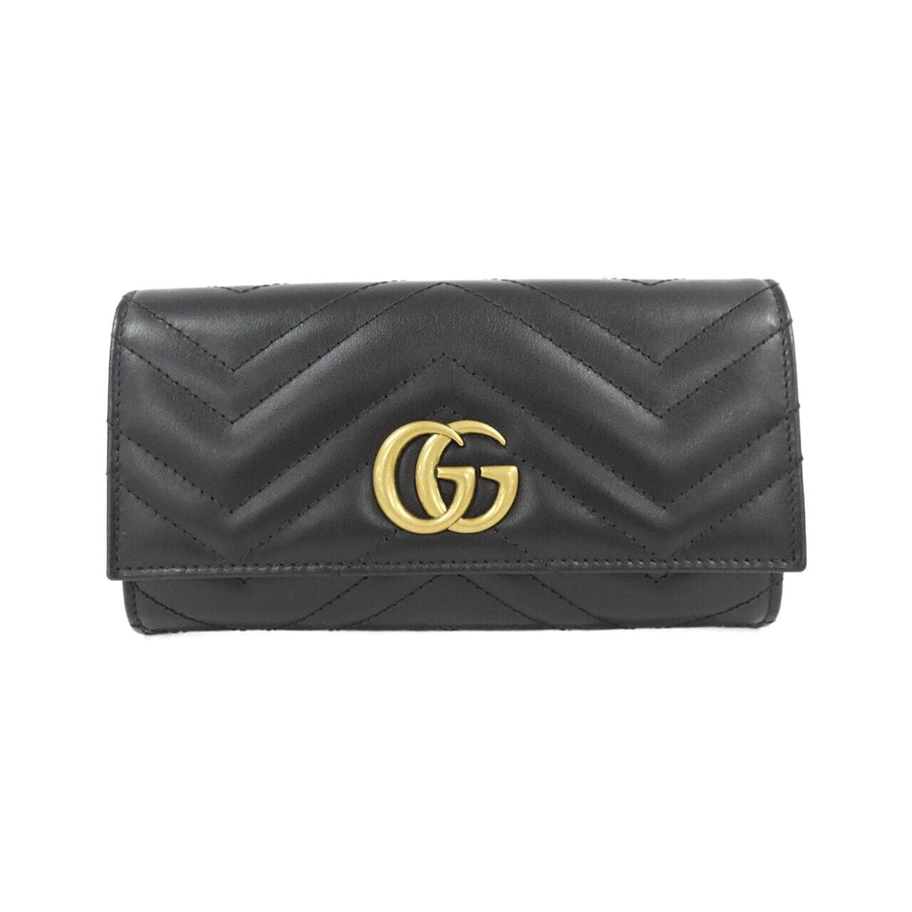 GUCCI Marmont 443436 DTD1T Wallet Leather