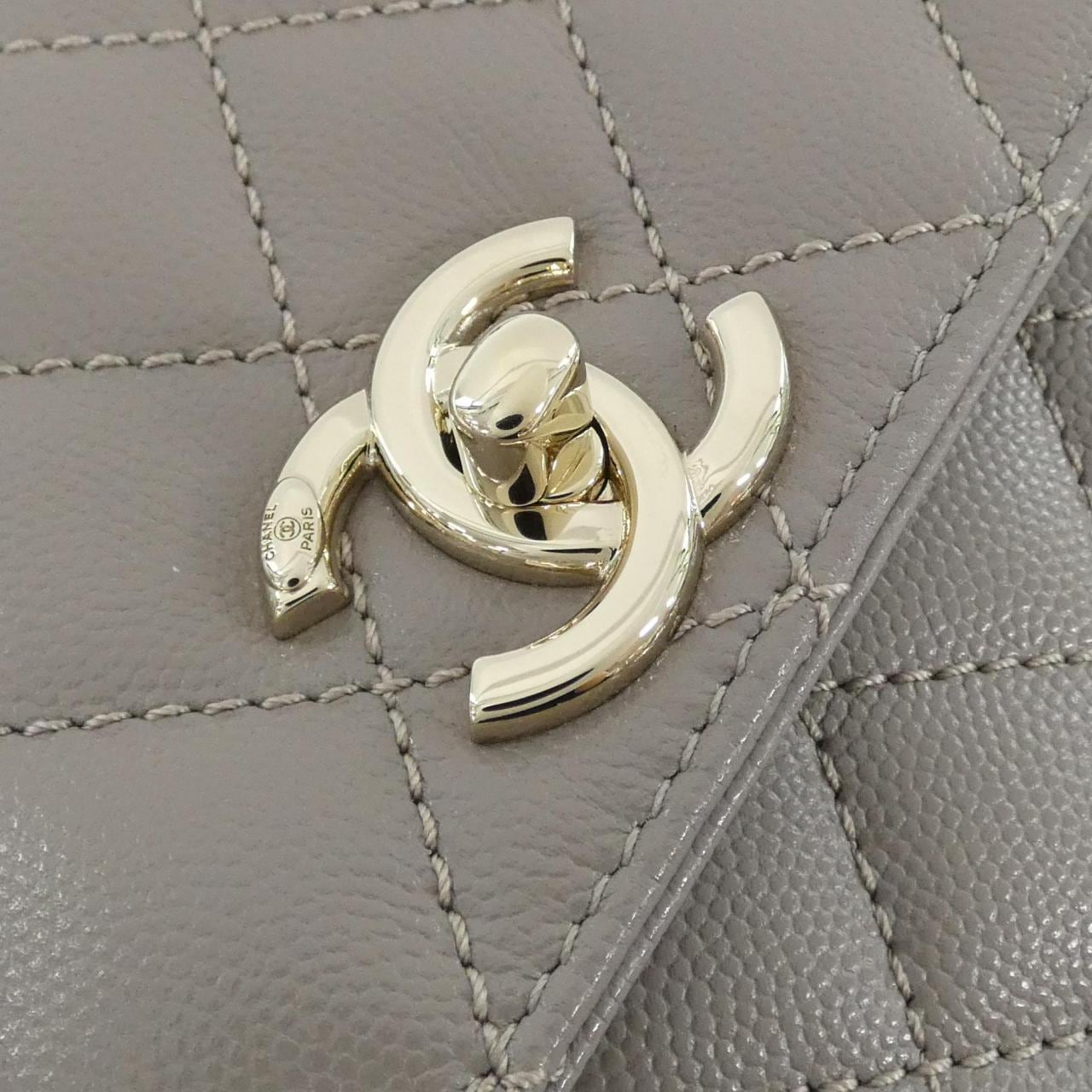 CHANEL AS6091 Handbag Grained Calfskin 4