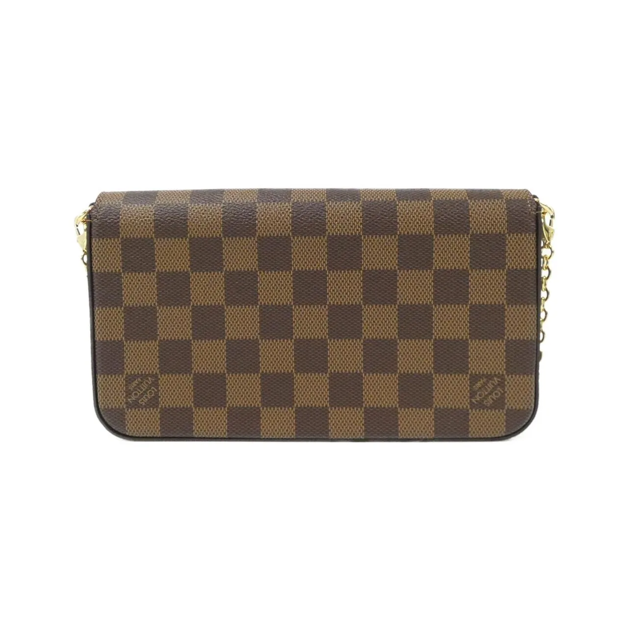 LOUIS VUITTON Pochette N40492 Shoulder Damier 黑色 Damier 中古品A - 縮圖 2
