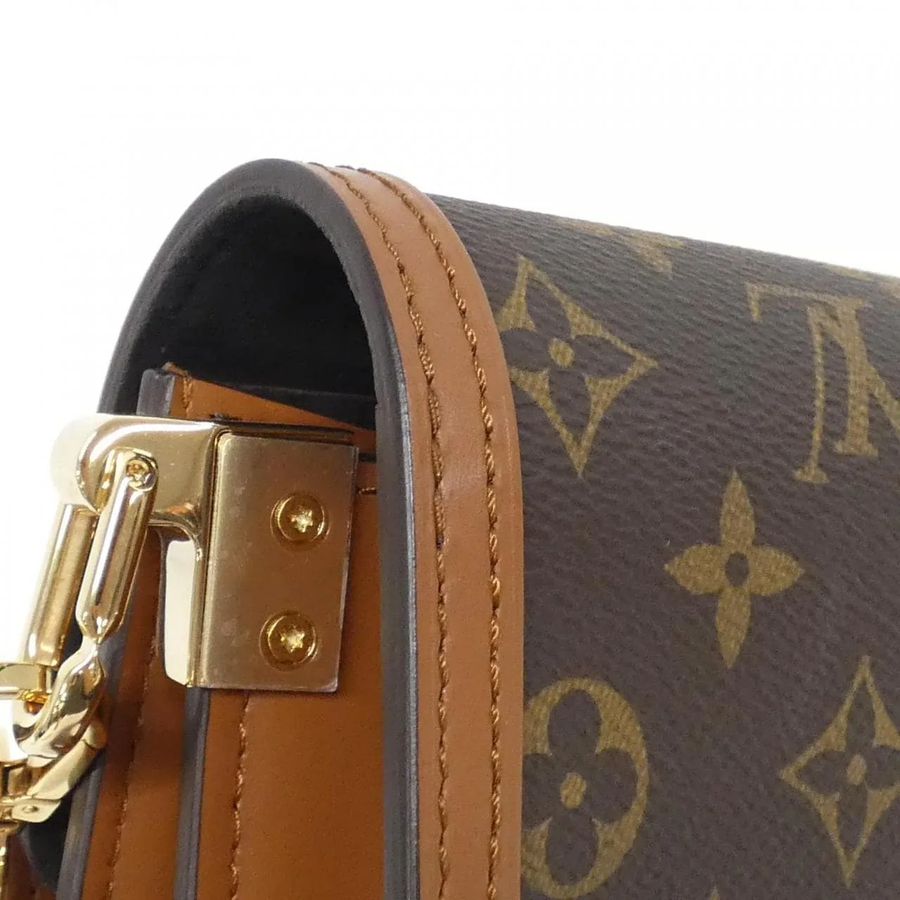 LOUIS VUITTON Dauphine M45959 Shoulder Monogram 黑色 Monogram 中古品A - 縮圖 5