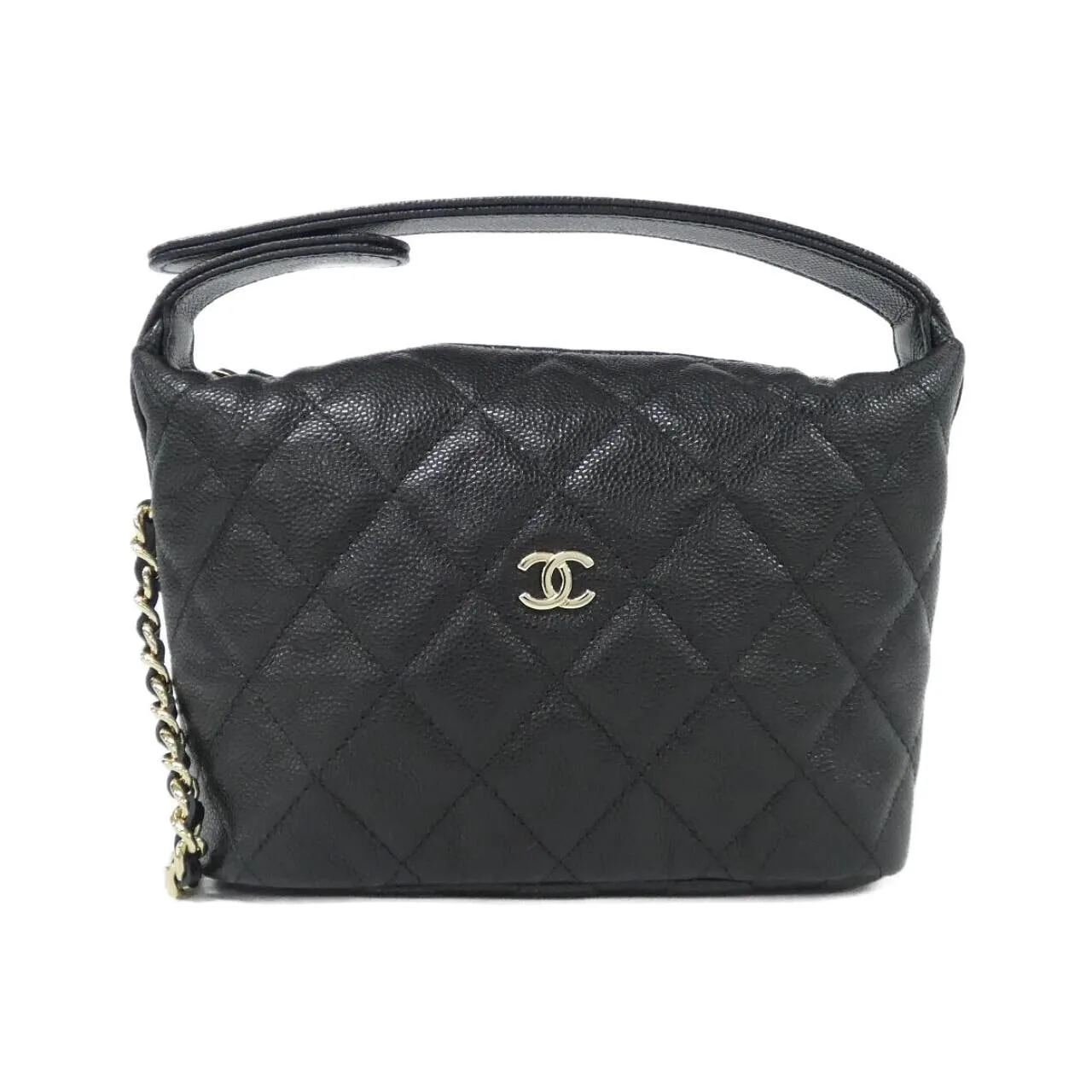 CHANEL Timeless Classic AP4386 Handbag Grained Calfskin Black