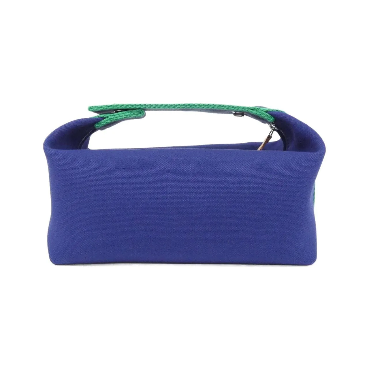 HERMES 103222M Pouch Canvas 黑色 帆布 中古品A - 縮圖 2