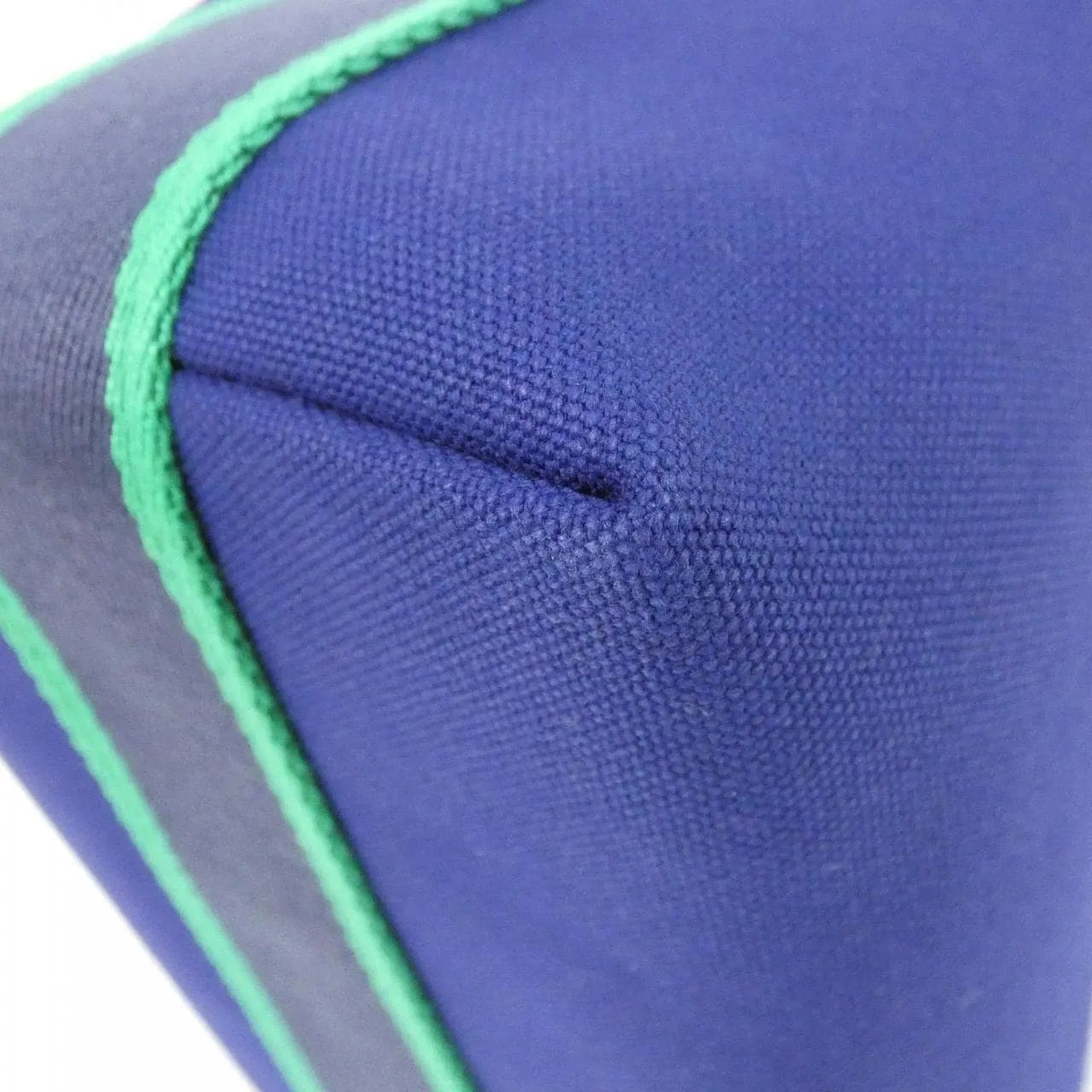 HERMES 103222M Pouch Canvas 黑色 帆布 中古品A - 縮圖 3