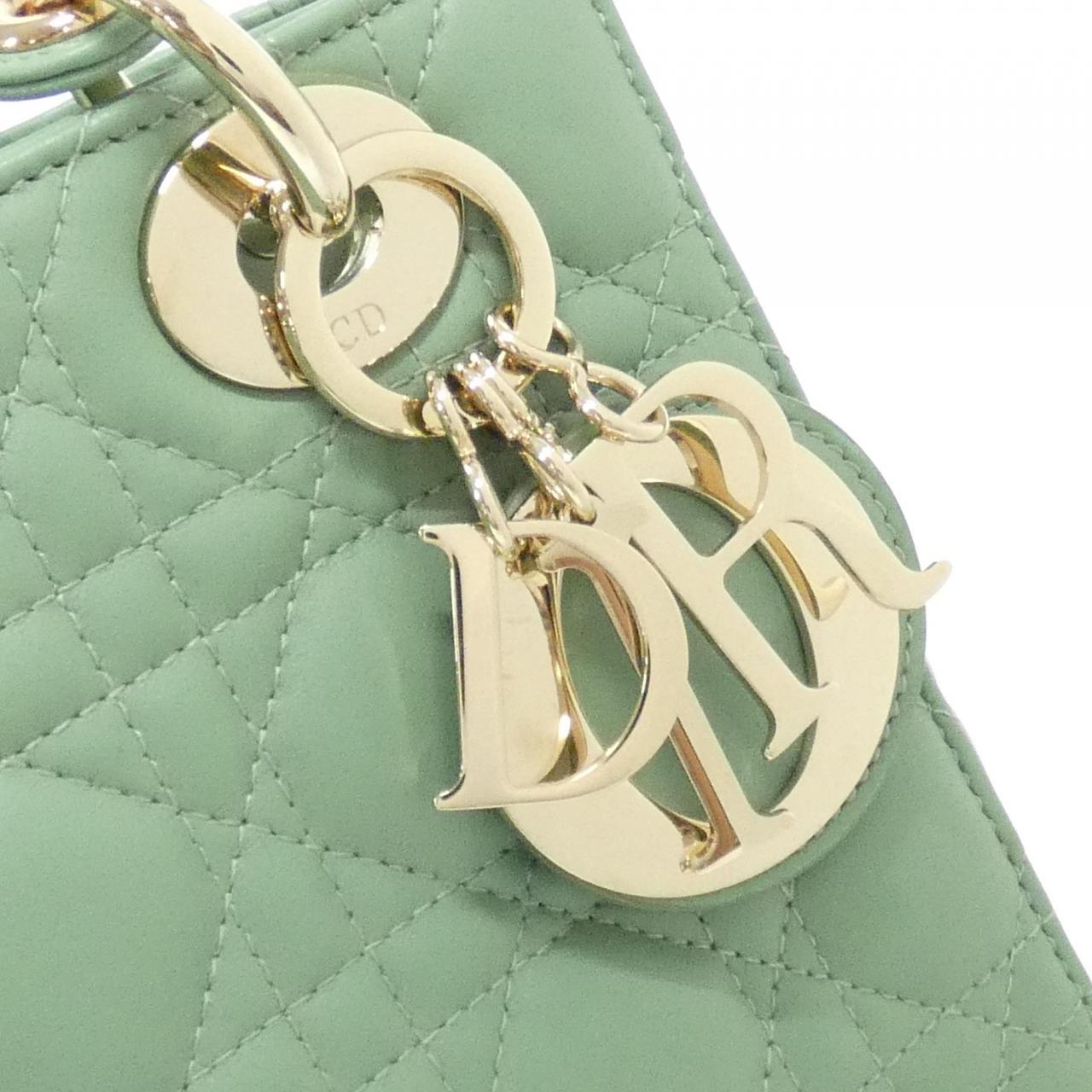 DIOR Lady Dior M0538OCAL Bag Lambskin Black Lambskin - Thumbnail 4