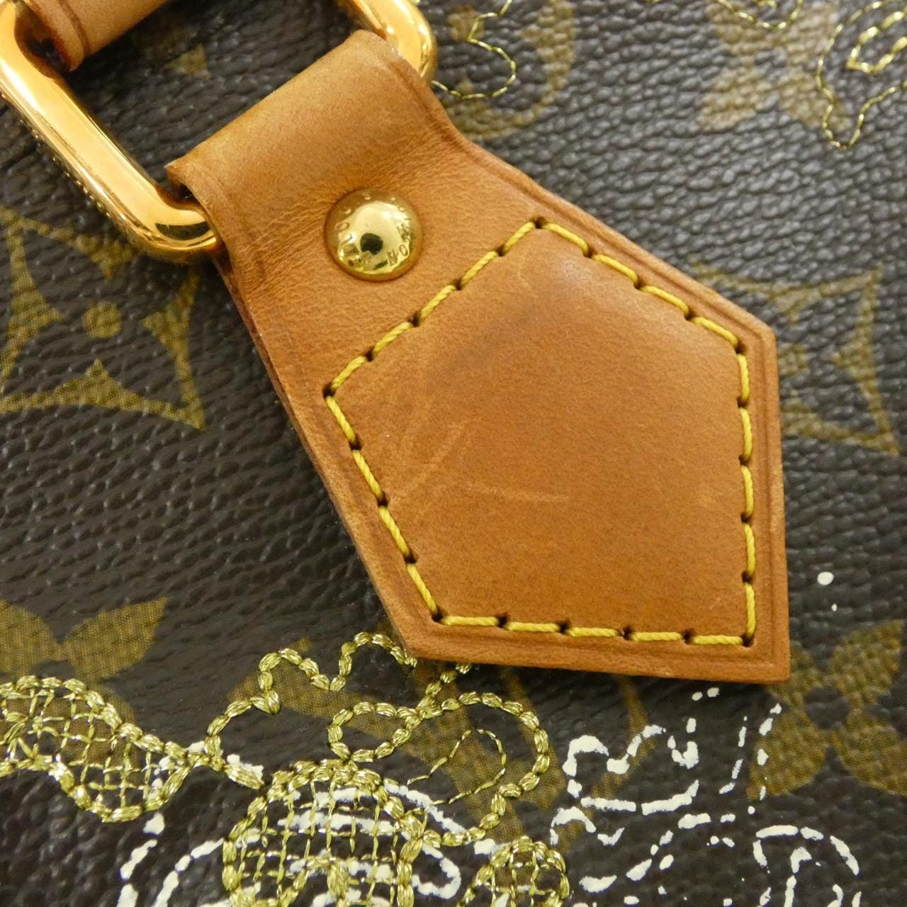 LOUIS VUITTON Speedy M95397 Boston Bag Monogram Black Monogram - Thumbnail 3