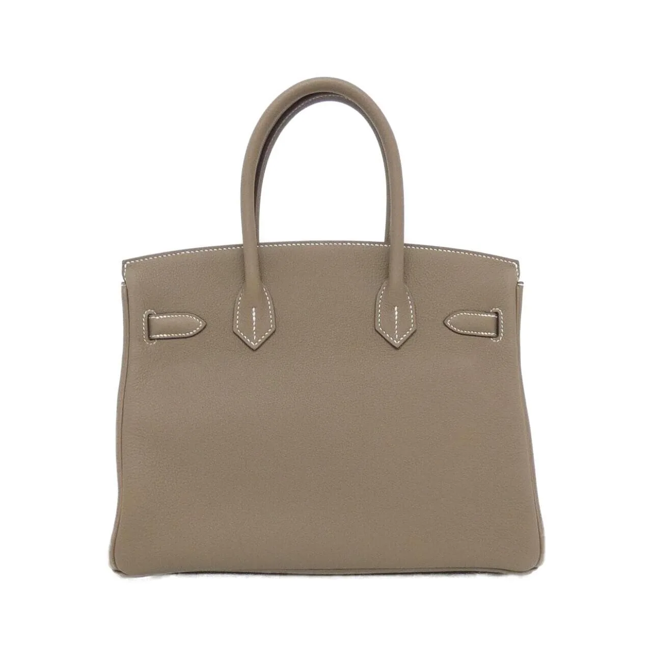 HERMES Birkin 030520CK Handbag Togo Etoupe Togo Leather Rank A - Thumbnail 2