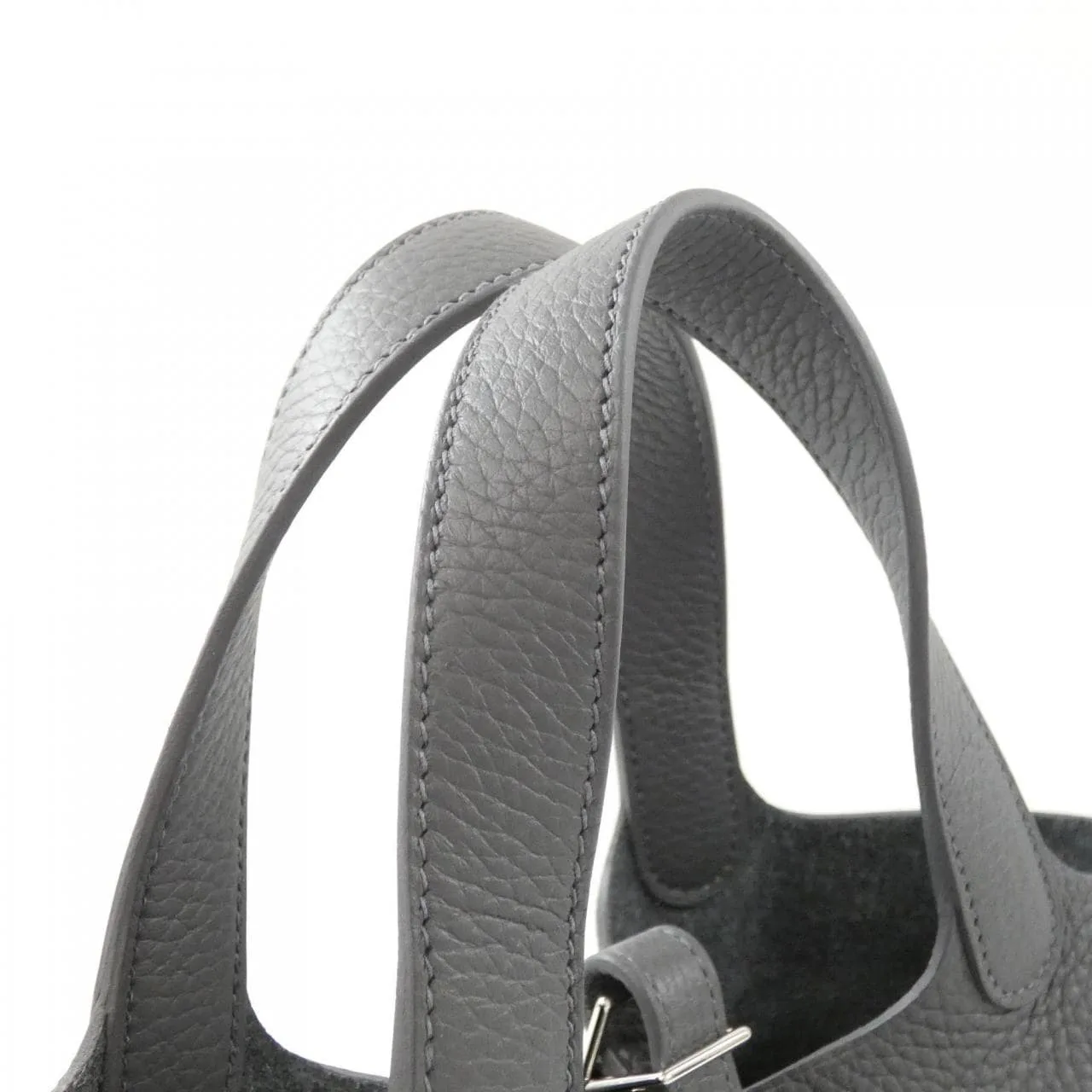 HERMES 056289CK Handbag Clemence Clemence Leather - Thumbnail 4