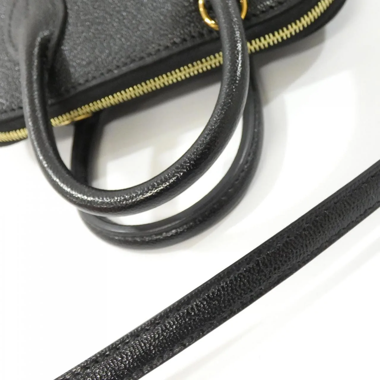 HERMES Bolide 073444CC Handbag 黑色 中古品A - 縮圖 3