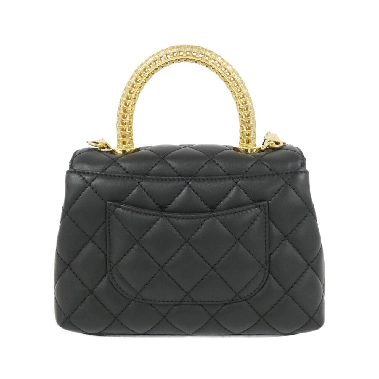CHANEL Coco Handle AS2215 Bag Black Rank A - Thumbnail 2