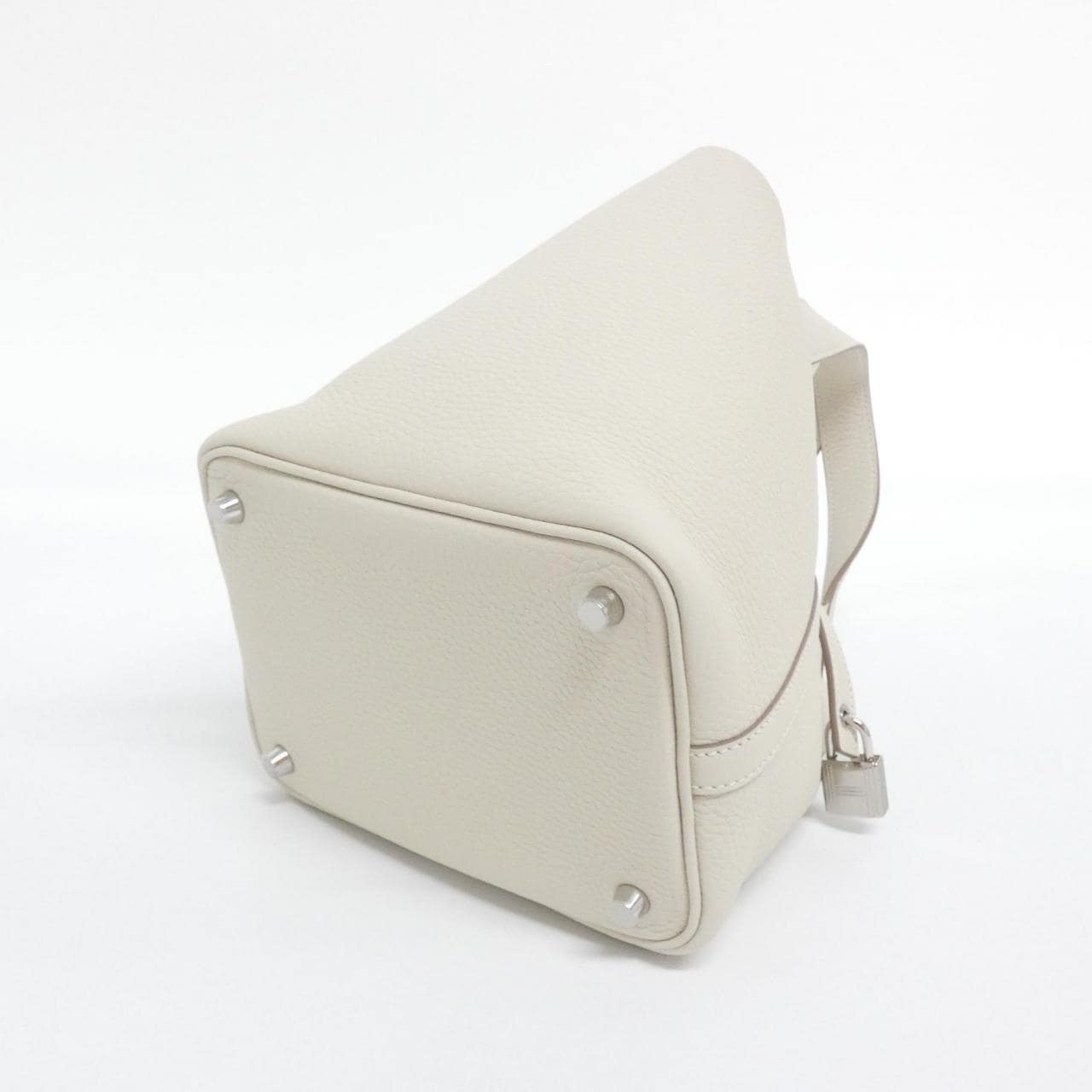 HERMES HERMÈS Picotin 056289CK Bag Clemence Clemence Leather - Thumbnail 2