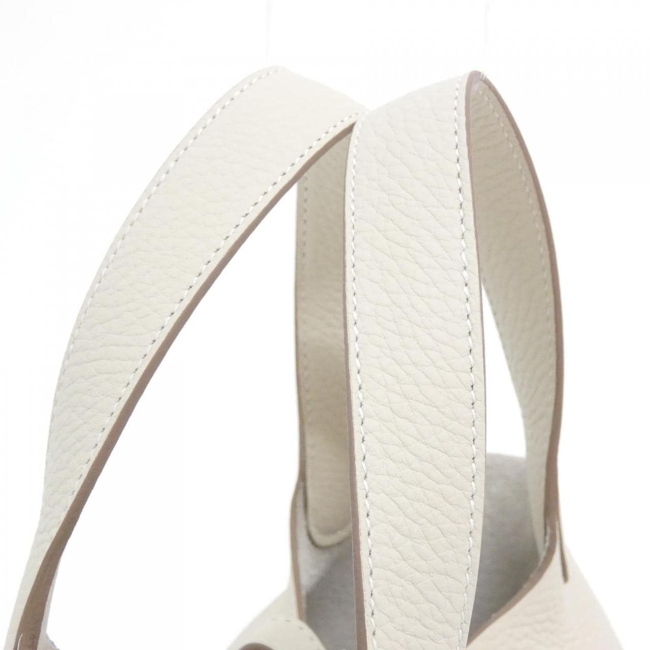 HERMES HERMÈS Picotin 056289CK Bag Clemence Clemence Leather - Thumbnail 4