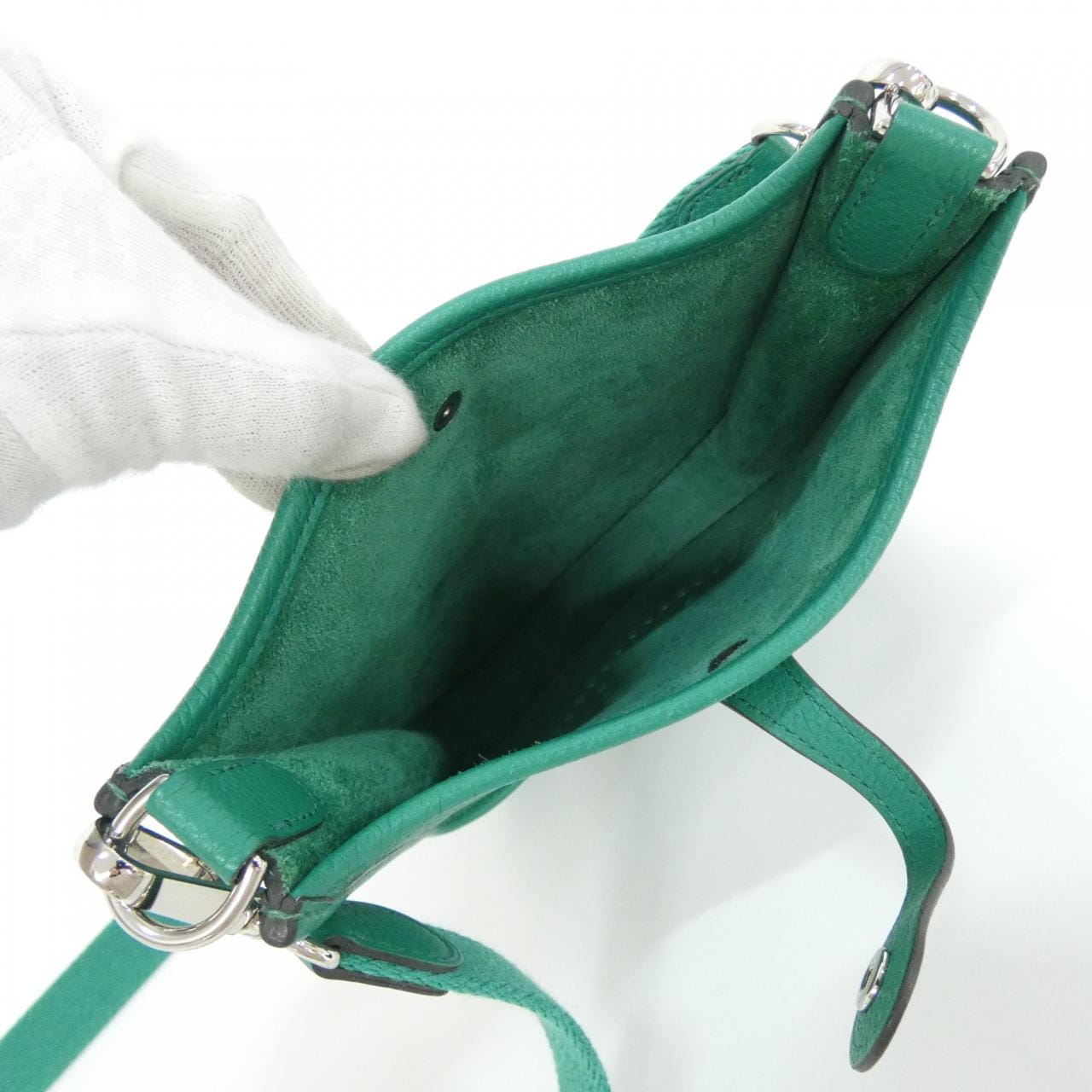 HERMES HERMÈS Evelyne 077640CK Shoulder Bag Black - Thumbnail 6