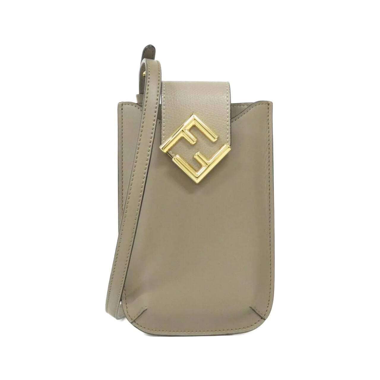 FENDI 7AS188 ALWA Wallet Leather