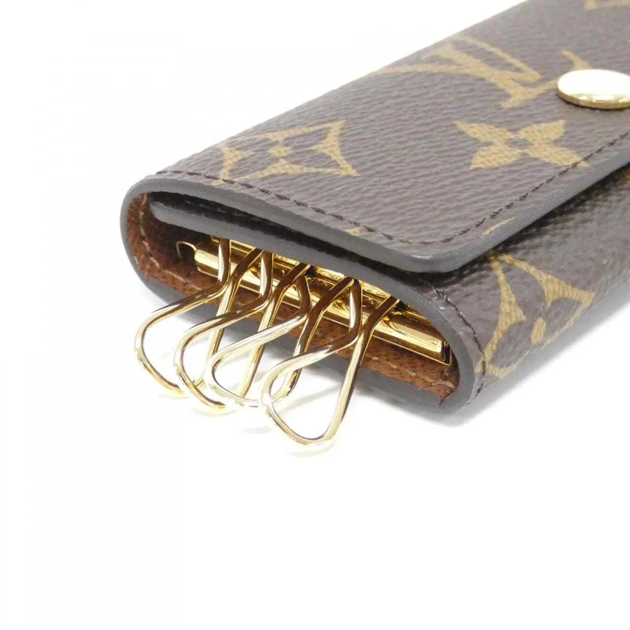 LOUIS VUITTON M69517 Key Case Monogram 黑色 Monogram 中古品A - 縮圖 2