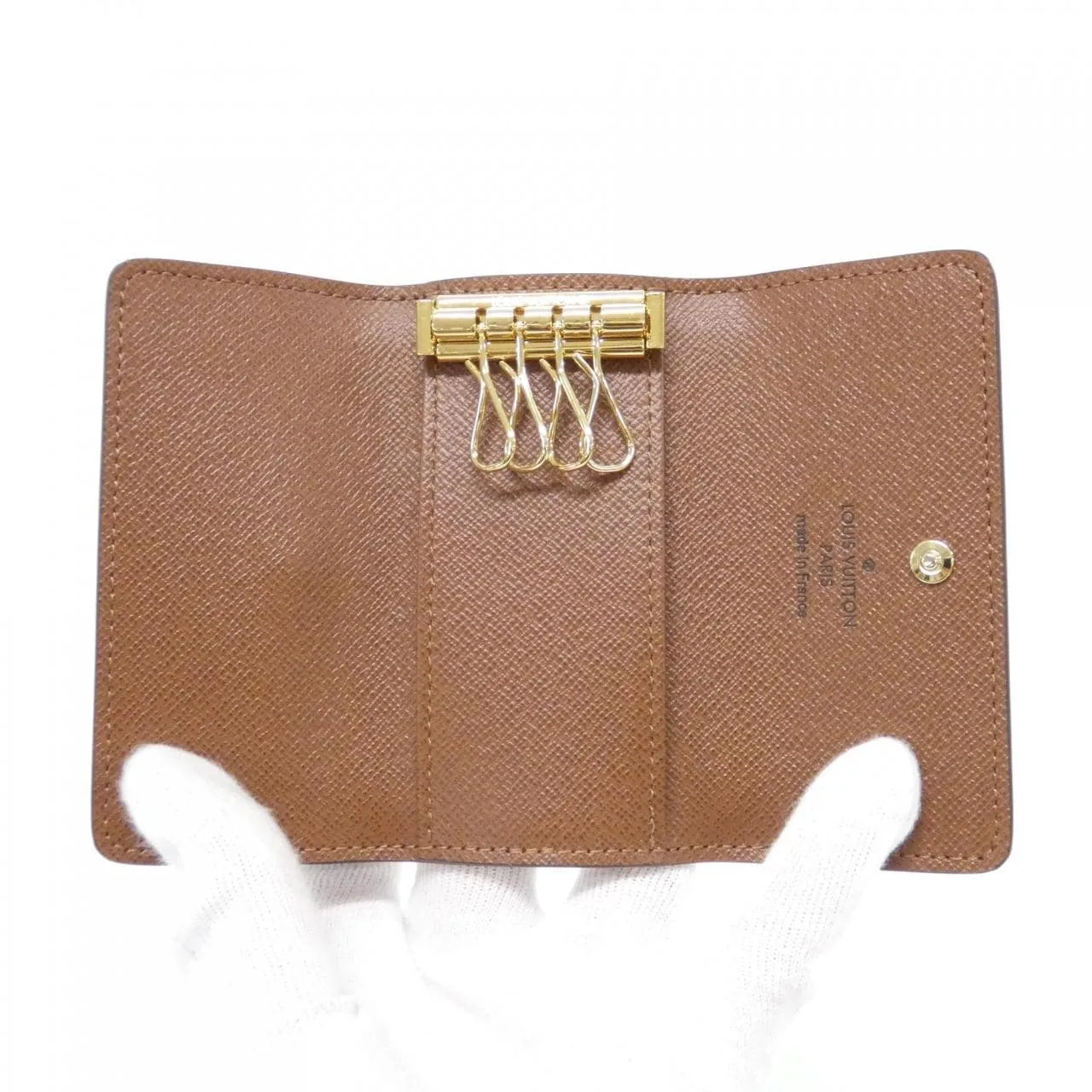 LOUIS VUITTON M69517 Key Case Monogram 黑色 Monogram 中古品A - 縮圖 3