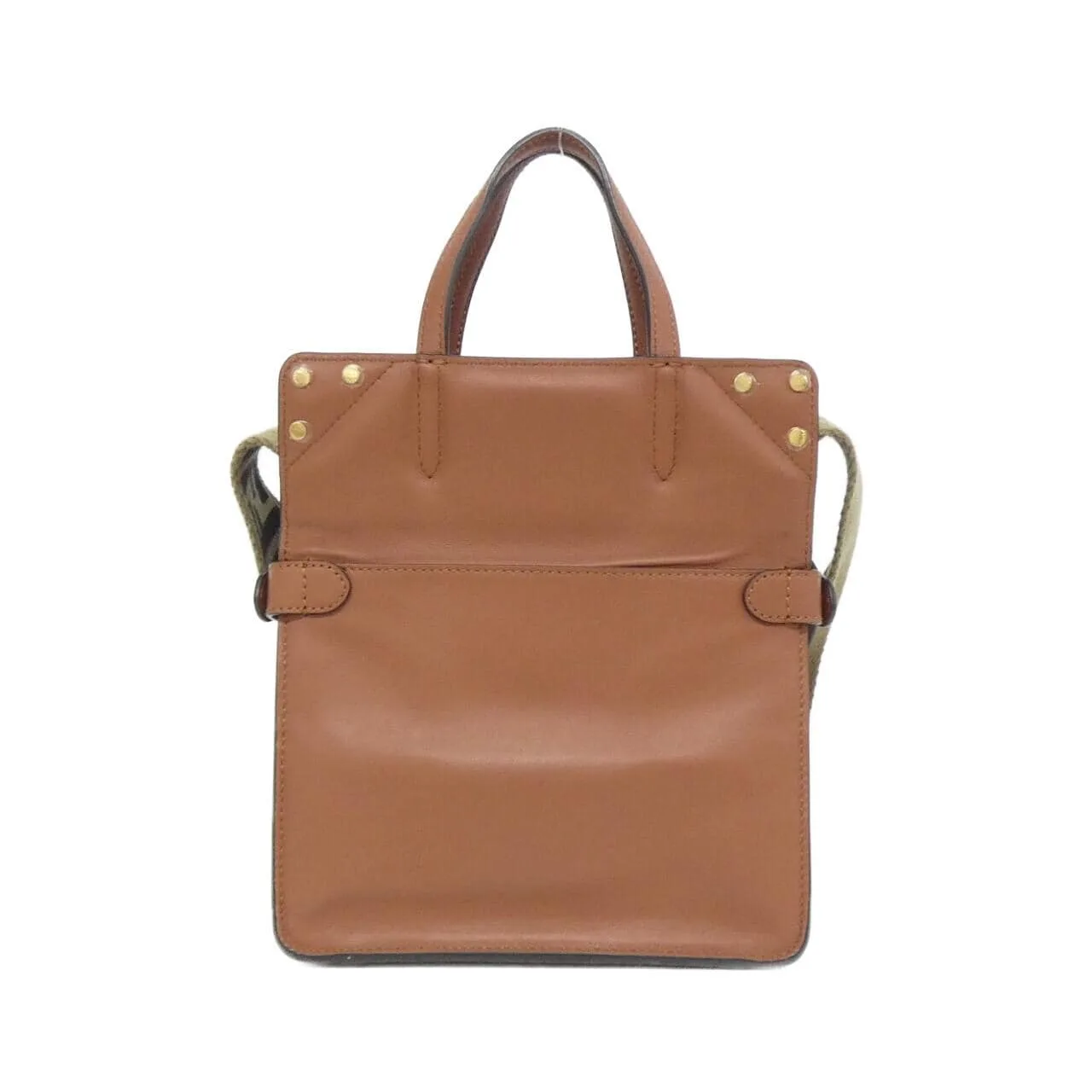 FENDI 8BT306 A5DY Handbag 棕色 中古品A - 縮圖 2