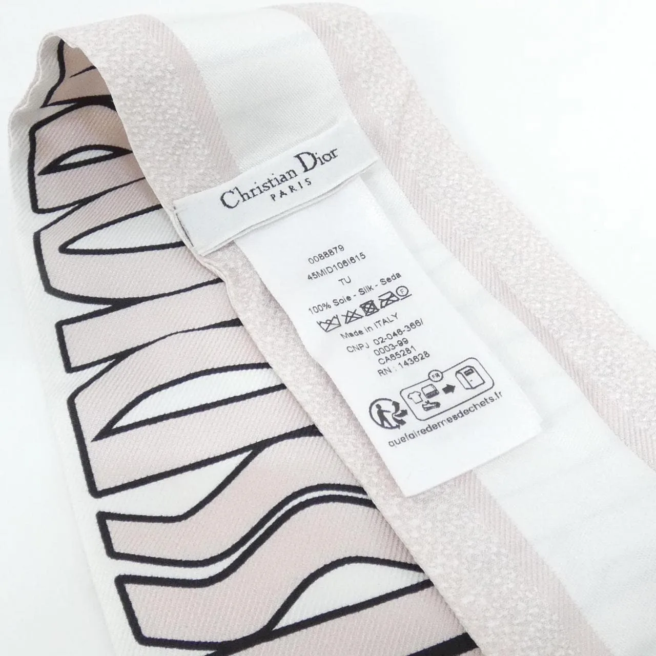 DIOR 45MID106I615 Scarf Pink Rank A - Thumbnail 4