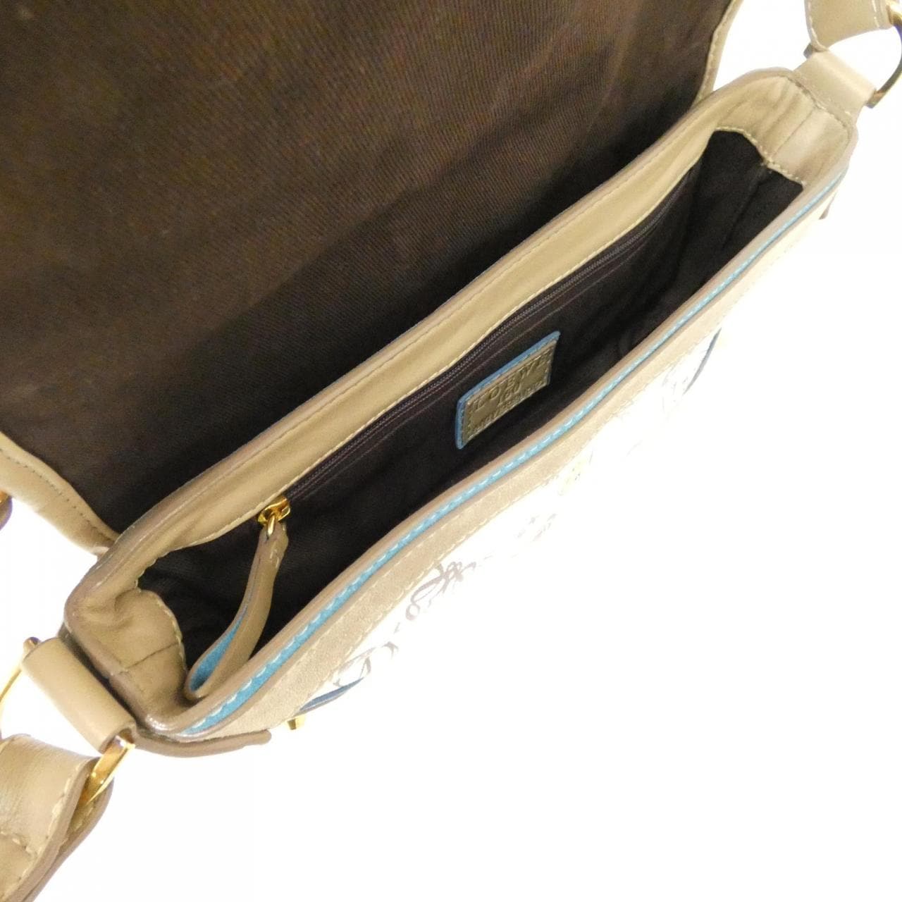 LOEWE Shoulder Bag Canvas White Canvas - Thumbnail 9