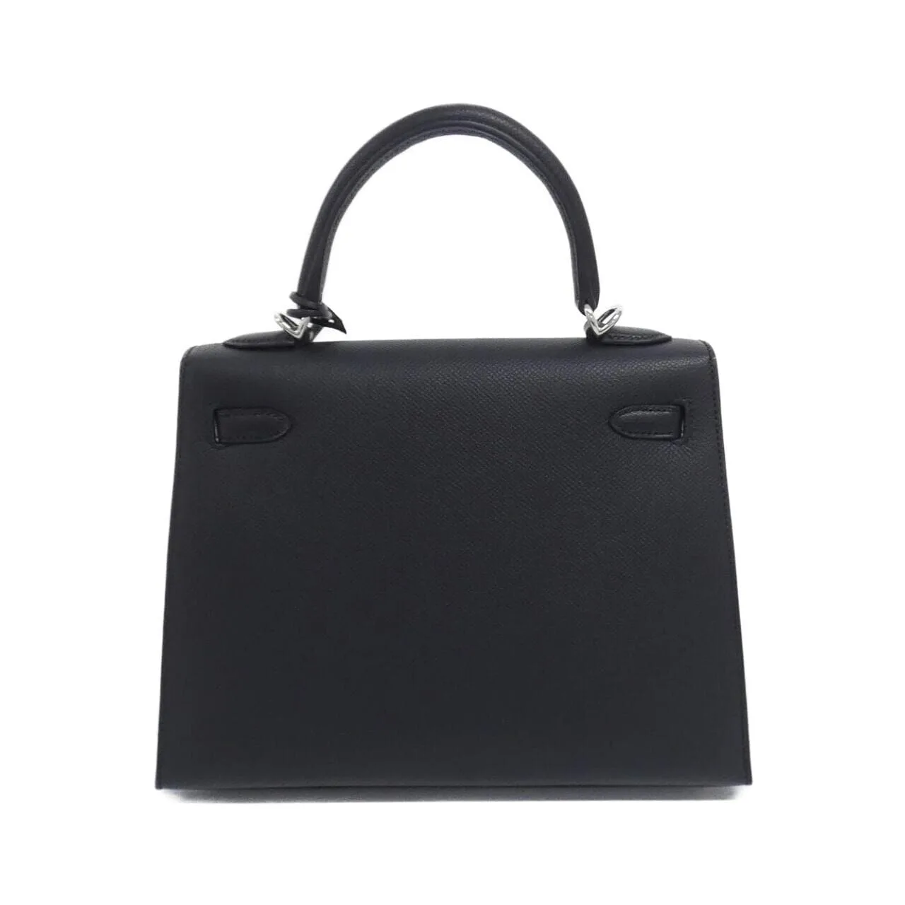 HERMES Kelly 038416CK Handbag Epsom Black Epsom Leather Rank A - Thumbnail 2