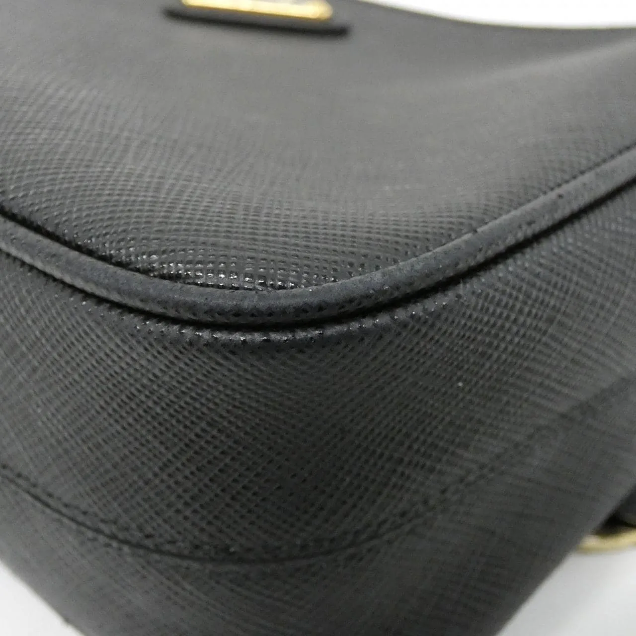 PRADA 1BH204 Shoulder 黑色 中古品A - 縮圖 3