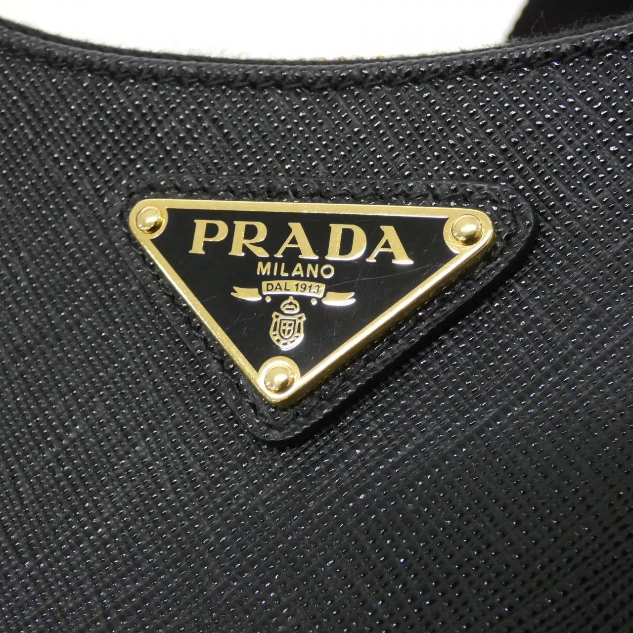PRADA 1BH204 Shoulder 黑色 中古品A - 縮圖 4