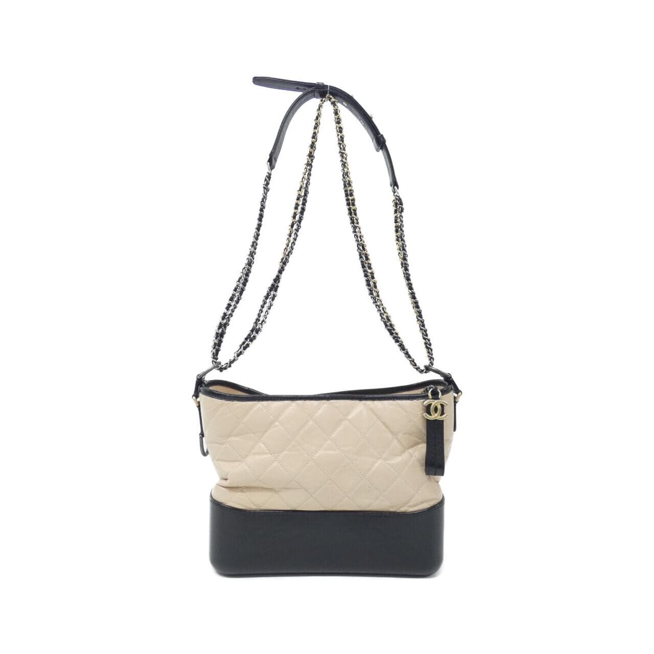 CHANEL Gabrielle 93824 Shoulder Bag Black