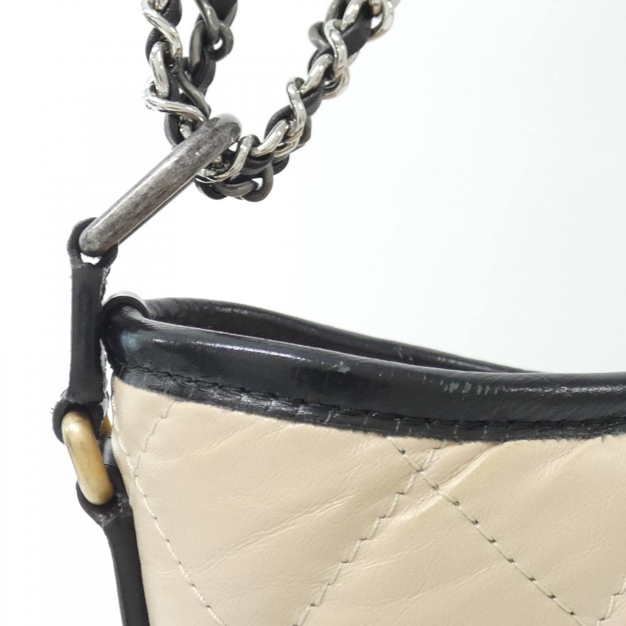 CHANEL Gabrielle 93824 Shoulder Bag 黑色 中古品A - 縮圖 5