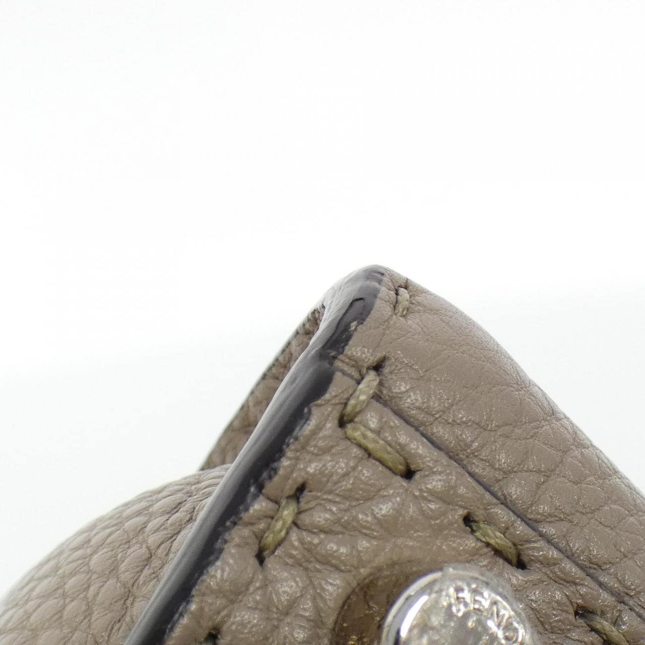 FENDI Peekaboo 8BN244 N8K Handbag Python Black Python - Thumbnail 2