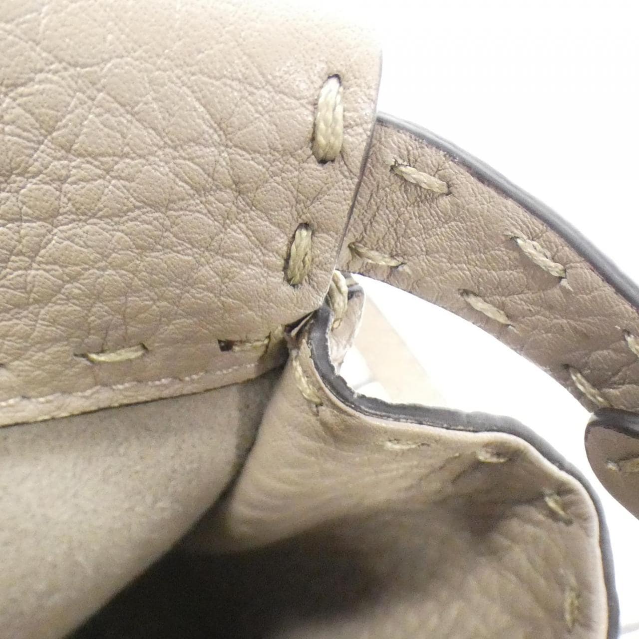 FENDI Peekaboo 8BN244 N8K Handbag Python Black Python - Thumbnail 8