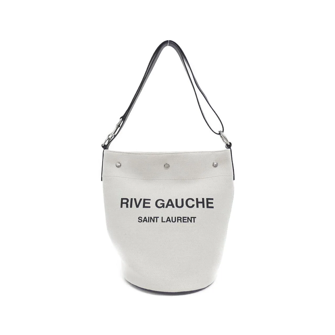 SAINT LAURENT 669299 FAAAZ Shoulder Canvas Black