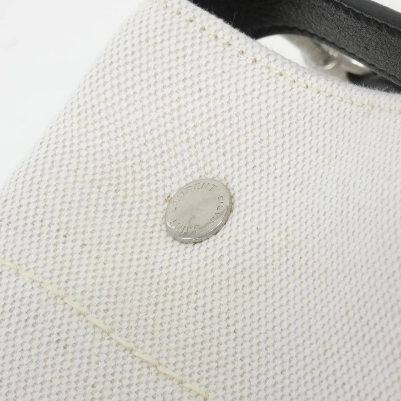 SAINT LAURENT 669299 FAAAZ Shoulder Canvas Black Canvas Rank A - Thumbnail 4