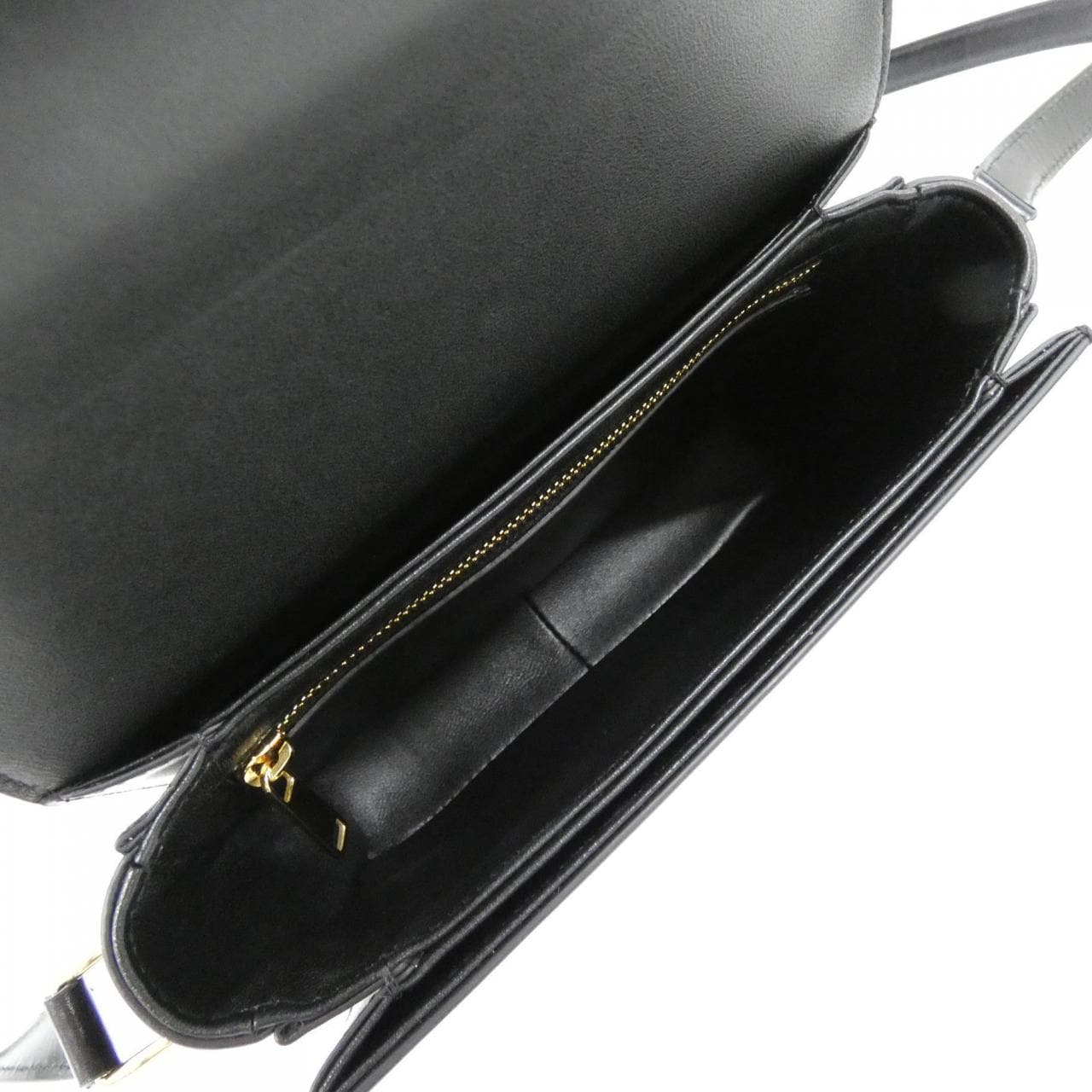 CELINE Triomphe 188423BF4 Shoulder Bag 黑色 中古品A - 縮圖 6